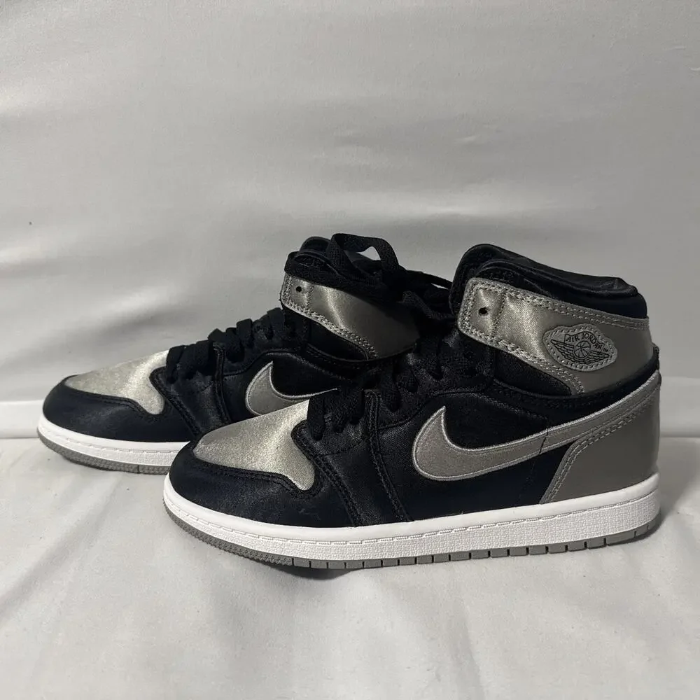 Nike Jordan Retro High OG (PS) 2.5 Youth FD5304-010 Black Med Gray New